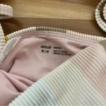 Aerie Women’s  Ribbed Longline Bandeau Bikini Top Size Medium Photo 3