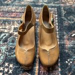 Taos Samba Brown Leather Mary Jane Shoes Velcro Strap Womens Size 6 Photo 3