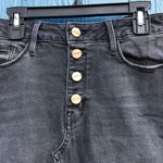 Sanctuary Indie Button Fly Denim Skirt Black Women’s Size 26 Photo 3