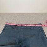 Betabrand  Women's Burton Wide Leg Crop Chino Pants Size L Dark Ocean Teal Photo 10