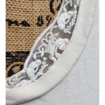 AA‎ Lace Trim Long Sleeve Top Cream Cotton Casual Classic Womens White Size M Photo 1