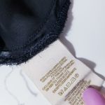 Free People Black Sheer Tiered Lace Bow Tie Long Sleeves Photo 8