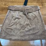 Bella Canvas Bella Boss Suede brown bottom up skirt Photo 1