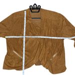 French Laundry Womens Waterfall Cardigan Brown Microfiber Fly Away Waterfall XL Photo 3
