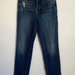 Good American NEW  Good Boy Double Slit Jeans in Blue404 Photo 4