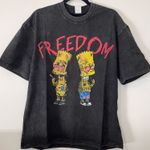 The Simpsons PHILOCTETES Freedom Graphic Tee  Vintage Wash NWT Unisex Adult Sz S Photo 0