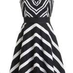 Modcloth  Chevron the Dance Floor Strapless Dress Photo 1