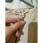 Vine & Love NWT Lace Up Back Blouse M Floral Embroidery Long Sleeve Cottage Photo 8