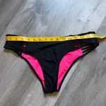 Hollister  Black Bikini Bottom Strappy Beach Vacation Large Swimwear Photo 4