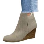 New! DV by Dolce Vita Gerdy Wedge Comfort Bootie in Beige Photo 1