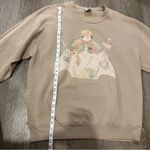 Jerzees Tan Long Sleeve Crewneck Sweatshirt w/ Snowman Ice Finishing Size 2X Photo 4