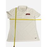 Nike Women’s Dri-fit University Of WKU Basketball White Short Sleeve Polo Medium Photo 4