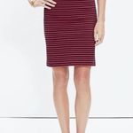 Madewell Sailor Stripe Red & Navy Pencil Skirt Sz XS Photo 1