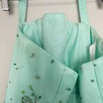 Rene Moiselle Bright Light Blue Halter Neck Prom Dress Size 10 Photo 6