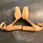 Sun + Stone Estrella Women's Tan Suede Block Heel Pumps Ankle Strap Size 10M Brown Photo 8