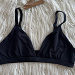 SKIMS  Fits Everybody Triangle Bralette Onyx Size Large Photo 0