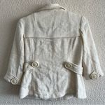 Tory Burch  Women’s Cream White Tweed Buttons Coat Blazer‎ Size 2 Photo 2