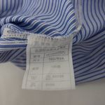Vintage Blue and white stripes‎ 100% cotton short Photo 15