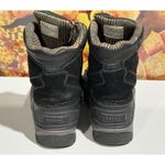 Totes Black Leather Upper zipper Faux Fur Winter Boots Size 9D Photo 6