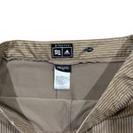 Adidas Women's Stretch Climacool Brown White Stripe Golf Tennis Skort Size 10 Photo 2