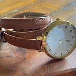 •Feral woman’s wrap around wristwatch• Tan Photo 0