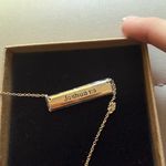 Bible verse necklace gold Joshua 1:9 Christian Jewelry Photo 0