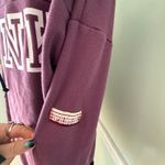 PINK - Victoria's Secret LOVE PINK Victoria’s Secret Purple/Pink Funnel Neck Sweatshirt XS Photo 2