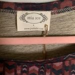 Joyfolie NWT | Mia Joy Weyes Top & Pant Lounge Set in Rust Combo L Size L Photo 4