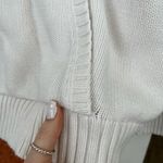 Relativity 1/4 Zip Cream Sweater- 100% Cotton. Petite Large Photo 4