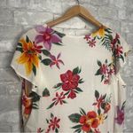 Old Navy  Women’s White Floral V-Neck Top Size XL (RN54023) Photo 7