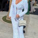 Bella & Bloom White Sequin Jumpsuit Size M Photo 1