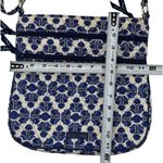 Vera Bradley Quilted Cotton Crossbody Bag With Blue Floral Pattern Adjustable St Photo 9