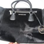 Michael Kors Michael  Black Hair Calf Leather Shoulder Bag Made in New Zealand Photo 1