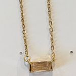 Tiny November Birthstone Necklace Gold Photo 4