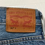 Levi's Levi’s 501 Rose Embroidered Distressed Button-fly Cropped Jeans 26 Photo 9