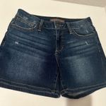 joe's jeans JOE’S Jeans Mid Rise Distressed Hailey Blue Denim Rolled Cuff Shorts size 26 Photo 4