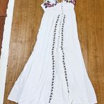 Forever 21 Floral Embroidered Maxi Dress Size M White Photo 10