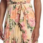 London Times  floral ruffle faux-wrap dress Photo 1