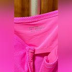 Aerie NWT  Shine Pique V Wire Bandeau Bikini Top size L/XL Pink Photo 2