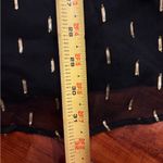 Angie  Women's Twist Front Keyhole Long Sleeve Swiss dot black Dress size small Photo 12