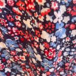 H&M Y2K Blue, Red, White, Floral Low Cut Mini Sun Dress Photo 1