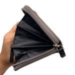 Kate Spade New York Glitter Silver Grey Zip Around Wallet Photo 8