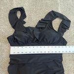 Cupshe large ruffle ruched low back tie one piece swimsuit SW2 2430 Photo 7