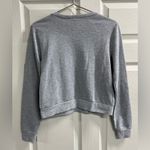 Forever 21  Gray Colored Striped Long Sleeve Sweatshirt - Size Medium - VGUC Photo 1