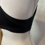 Nike Women's Black Sports Bra with White Logo Photo 3