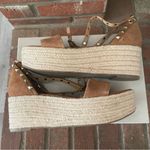 Marc Fisher Jazlyn Light Brown Wedge Shoes Photo 4