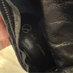 St. John Black Suede Fringe Trim Knee High Heeled Boots Size 7.5B Photo 12