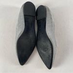 ZARA ‎ Glitter Slip On Point Toe Ballet Flats in Silver Size 38 or 7.5 Photo 5