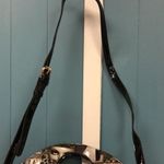 Round Black & White Michelle‎ O'Bama Magazine Cover 17” Large Purse With Fringe Photo 4