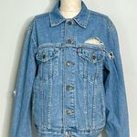 Levi's NEW Levi’s Ex-Boyfriend Destroyed Trucker Jacket size Small NWT Photo 2